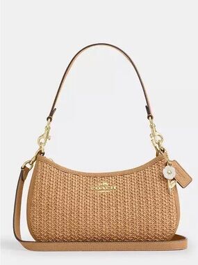 COACH TERI SHOULDER BAG WITH CHARM